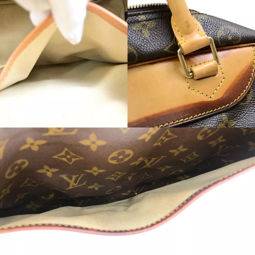 AUTHENTICITY GUARANTEED LOUIS VUITTON LV Logo Deauville Hand Bag Monogram - Picture 7 of 14